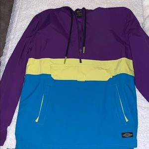 Urban outfitter Multi-colored wind breaker anorak